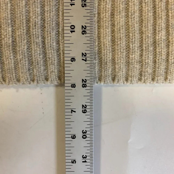 Madewell Women's Ribbed Merino Wool Alpaca Turtleneck Tunic‎ Sweater Size XL - Picture 12 of 12